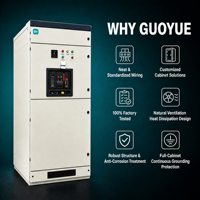 Armoire de distribution électrique basse tension GGD GCS, type coulissant et fixe, 400V 50/60Hz, prix usine