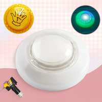 Boutons poussoirs lumineux multicolores personnalisés de différentes tailles, ensemble de boutons d'arcade en métal et plastique pour machines de jeux d'arcade