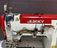 Machine à coudre industrielle à entraînement direct haute vitesse JUKKY 500-01D à lit plat pour vêtements et combinaisons d'usine en tissu tricoté