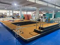 Plateforme flottante gonflable pour piscine de baignade en mer, ponton gonflable pour jet ski