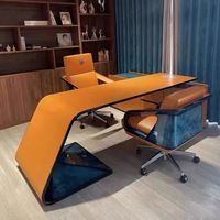 Meubles de bureau, bureau de direction, bureau de direction exécutif, bureau de direction de luxe, bureau en forme de L pour le bureau