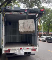 Grue de camion montée sur conteneur 1T, flèche télescopique électrique, chargeur de marchandises embarqué, palan de levage, gain de place, personnalisable OEM