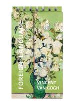 Van Gogh – carnet de notes de poche de peinture de renommée mondiale, bloc-notes Portable en spirale pour étudiants, apprentissage des mots étrangers