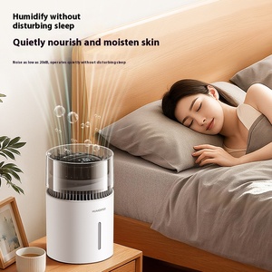 Neuer Haushalts-Tisch-Luftbefeuchter mit Negativ-Ionen-Reinigung, Wasserfreier Kaltnebel-Verdampfer, 2,7L, Geräuscharm für Schlafzimmer - Product Image 4