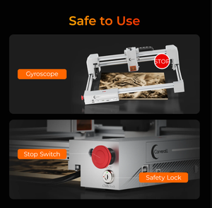 Лазерный гравировально-резательный станок Yeelaser JL9 20 Вт для дерева, нержавеющей стали, кожи, ткани, металла с покрытием - Product Image 5