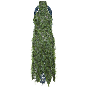 Robe longue moulante à col roulé sans manches avec franges, nouvelle collection automne pour femmes, sexy - Product Image 6