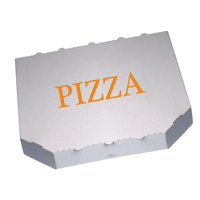Boîte à pizza triangulaire écologique sur mesure, matériaux recyclés, recyclable, portable, carton ondulé, restauration haut de gamme