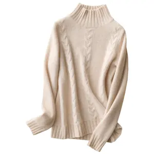 Ex-factory price stripe woman 100%cashmere sweaters