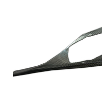 Pour BMW Série 1 et 2 F20 F21 F22 F23 2012 à 2018, accessoires intérieurs de voiture en fibre de carbone sèche, panneau de levier de vitesses, garniture du bouton multimédia