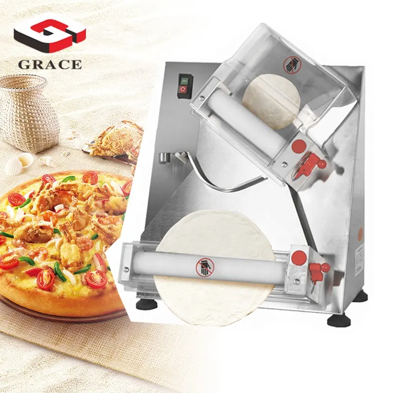 Grace Automatische Elektrische Aanrecht Deeg Roller Machine Pizza
