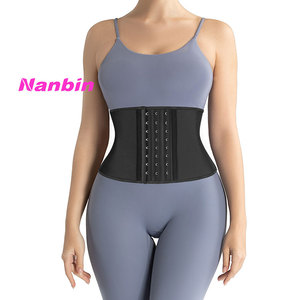 Girovita Cincher Colombianas da donna biancheria intima 9 ossa <span class=keywords><strong>in</strong></span> acciaio Torso corto <span class=keywords><strong>in</strong></span> lattice 7 pollici - Product Image 1