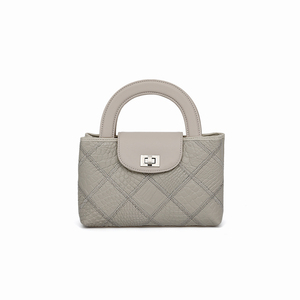 Bolso de Mujer de Piel de Cocodrilo <span class=keywords><strong>con</strong></span> Malla Bordada, Bolso de <span class=keywords><strong>Mano</strong></span> y Hombro de Cuero Genuino, Venta al Por Mayor de Fábrica - Product Image 1