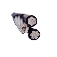 Kabel Layanan Triplex Terlaris, Terpilin, dan Terpasang di Udara # 4/0 # 3/0 # 2/0 # 1/0 # 2 # 4 # Daftar Harga 6 AWG
