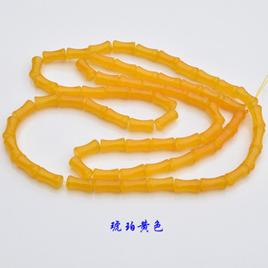 Glass Bamboo Shaped Loose Beads 6x12mm For Bracelet Making DIY Jewelry Crafting <b>Accessories</b> Scattered Beads - Product Image 3