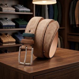 Nouvel Arrivage Ceinture Homme Formelle en Cuir Véritable 100% Personnalisée Style Soirée Boucle Carrée Solide en Cuir de Vachette Véritable Acier Robuste - Product Image 1