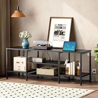 Mueble de TV Moderno para Sala de Estar, Mueble de Madera para TV, Mesa de Centro y Soporte para TV, Conjunto para Sala de Estar