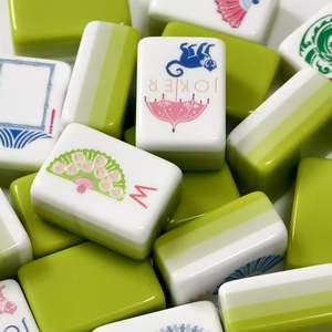 Jeu de <span class=keywords><strong>Mahjong</strong></span> Américain en Acrylique Lingxi – Jeu de Luxe Portable et Durable avec Tuiles de <span class=keywords><strong>Mahjong</strong></span> Américain de Luxe pour le Divertissement à Domicile - Product Image 1