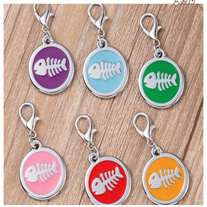 הסיטונאי חם סגסוגת הדפסה פן מותאם כלב תג תליון כלב צווארון קסם - Product Image 2