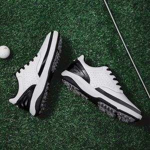 Chaussures de <span class=keywords><strong>golf</strong></span> imperméables pour hommes, logo personnalisé, légères, respirantes, en cuir microfibre, chaussures de <span class=keywords><strong>golf</strong></span> pour l'entraînement - Product Image 2