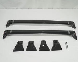 2 barres transversales <span class=keywords><strong>de</strong></span> <span class=keywords><strong>toit</strong></span> pour Lexus 2022-2024 LX600 LX 600, rails latéraux encastrés, barres transversales pour boîte <span class=keywords><strong>de</strong></span> <span class=keywords><strong>toit</strong></span>, <span class=keywords><strong>porte</strong></span>-vélos, noir - Product Image 3