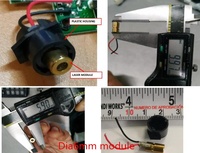 Module laser diode industriel D6M650R5, nouvelle génération, point rouge haute puissance 650 nm, pour systèmes CNC, 1-5 mW, 3,0 V, garantie 1 an
