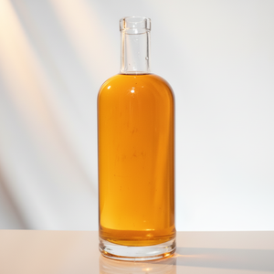 Bouteille en verre givré vide à prix abordable pour spiritueux (gin, <span class=keywords><strong>rhum</strong></span>, tequila, vodka 700ml, whisky, brandy 750ml) avec bouchon en liège - Product Image 5