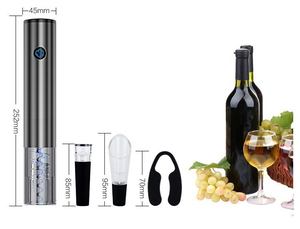 Los más <span class=keywords><strong>vendidos</strong></span> 2024 innovadores nuevos utensilios de cocina 4 piezas abridor de vino eléctrico juego de sacacorchos con base de carga - Product Image 4