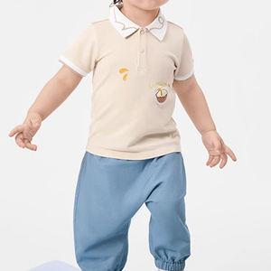 Camiseta de Manga Corta para Niños, Cuello Polo, Logotipo Personalizable, Camiseta de Verano Delgada, Camisa con Solapa para Niños, Nuevo Estilo - Product Image 5