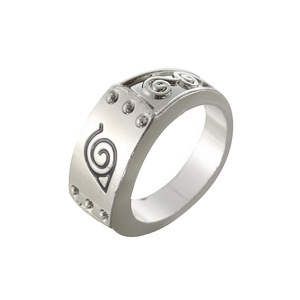Vendita calda anello Anime <span class=keywords><strong>Uzumaki</strong></span> Cosplay metallo Unisex anelli gioielli accessori regalo - Product Image 3
