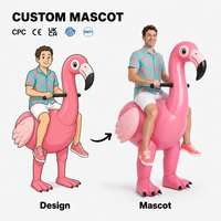Costume de mascotte gonflable personnalisé, combinaison gonflable intégrale, costume de girafe de dessin animé pour adultes, idéal pour les fêtes