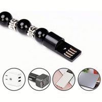 Bracelet perlé Câble USB Chargeur universel de téléphone portable pour iPhone