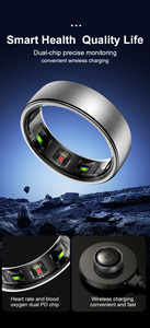 Anillo inteligente SHR, electrónico personalizado, AI, deportes digitales, sueño, seguimiento de actividad física, rastreador de salud, Monitor de ritmo cardíaco, Control de aplicación inalámbrico - Product Image 2