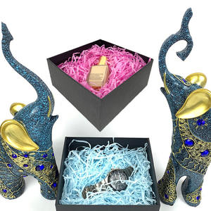 Papel de seda triturado de rafia personalizado económico compatible con serigrafía para triturar regalos - Product Image 1