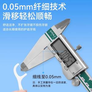 Palillos de hilo dental Cofoe, 50 unidades, envueltos individualmente, paquete familiar ultrafino - Product Image 4