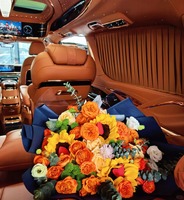 Kit de conversion intérieur VIP complet pour Mercedes V-Class W447 Vito, sièges capitaine en cuir, écran de toit avec éclairage dôme or rose, OEM