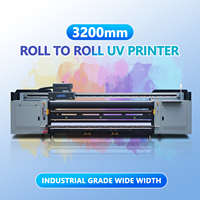 Imprimante UV Roll-to-Roll LANQI 2400 DPI R2R de qualité industrielle avec rouleau en caoutchouc et tête d'impression Konica Ricoh 2400