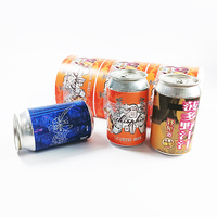 Étiquettes de bière à impression numérique personnalisée, autocollant de bouteille de canette, étiquette d'emballage personnalisée auto-adhésive étanche