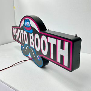 กล่องไฟ LED อะคริลิค 3 มิติ กันน้ำสำหรับภายนอกอาคาร ยี่ห้อ BOYANG รุ่น T4/T5 หลอดขนาด 10 ซม. บางเฉียบ ป้ายโฆษณาแบบหมุนได้ มาตรฐาน CE ROHS - Product Image 2