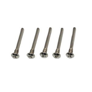 Pernos Gr5 personalizados de titanio para equipo mecánico de motocicleta, cabeza plana, Perno de máquina de medio diente endurecido niquelado - Product Image 5