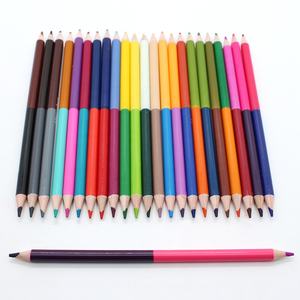 Matite Colorate in Legno Personalizzate Bicolore 24pz 48 <span class=keywords><strong>Colori</strong></span> Set di Matite a Doppio Colore Facili da Usare per Disegno e Apprendimento Artistico a Casa - Product Image 1