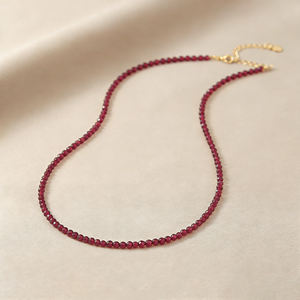 Collier ras du cou minimaliste pour femme en pierres de citrine naturelle OEM, perles délicates, résistant à l'eau, idéal pour les soirées - Product Image 6