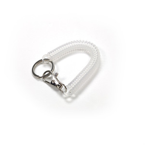 סליל retracable באביב keychain עם מפתח סגר לובסטר ספירלה פרק כף היד סליל הזרוע סליל נגד אבדן מקשים