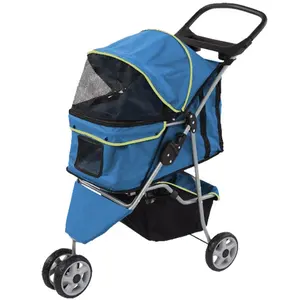 3 Wheel Dog and Cat Stroller