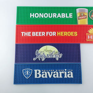 Branded <b>Silicone</b> PVC Bar Runner Rubber Beer Spill <b>Pad</b> Pub Rail Mat Drip Tray Non Slip Service Mat Coaster Placemat - Product Image 3