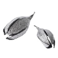 Exquis or haricot dosette en alliage d'aluminium décor à la maison bureau chambre pièce maîtresse accessoires argent Sculpture Table objets décoratifs