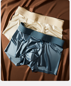 <span class=keywords><strong>Boxer</strong></span> da <span class=keywords><strong>Uomo</strong></span> <span class=keywords><strong>Senza</strong></span> <span class=keywords><strong>Cuciture</strong></span> Personalizzabili in Modal Seta di Ghiaccio, Traspiranti, Antibatterici e alla Moda per l'Estate - Product Image 1