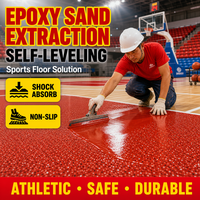 Peinture époxy auto-nivelante pour sols, imperméable, résistante à l'humidité, revêtement de sol en béton pour sous-sol et sols souterrains