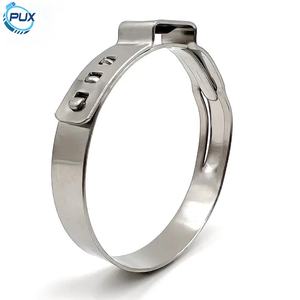 Penjepit selang baja tahan karat 304, desain telinga tunggal tanpa batas dengan pegangan plastik untuk pengencang selang aman - Product Image 6