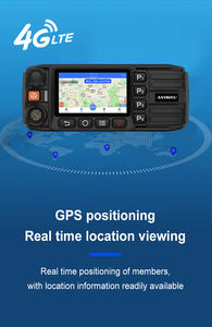 راديو محمول ANYSECU <span class=keywords><strong>9500</strong></span> 4G Wifi راديو محمول بتقنية Android7.1 <span class=keywords><strong>GPS</strong></span> IP54 DualNaro-SIMs يعمل مع Realptt Zello - Product Image 3