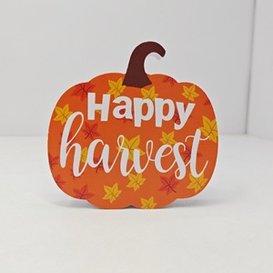 Harvest Festival Pumpkin Decoration 3D Standing Ornament For Home Thanksgiving <b>Tabletop</b> Decor Paper Craft Gift - Product Image 1